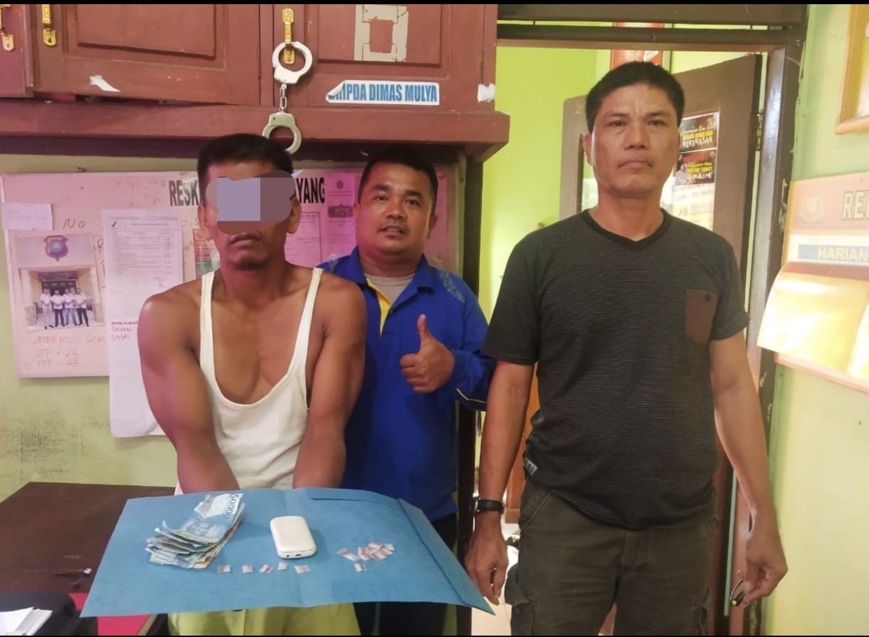 Edarkan Sabu di Desa Talang Pring Jaya, 